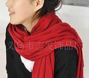 纯色仿羊绒披肩围巾(红色)Y7051-190_二手设备转让_世界工厂网中国产品信息库